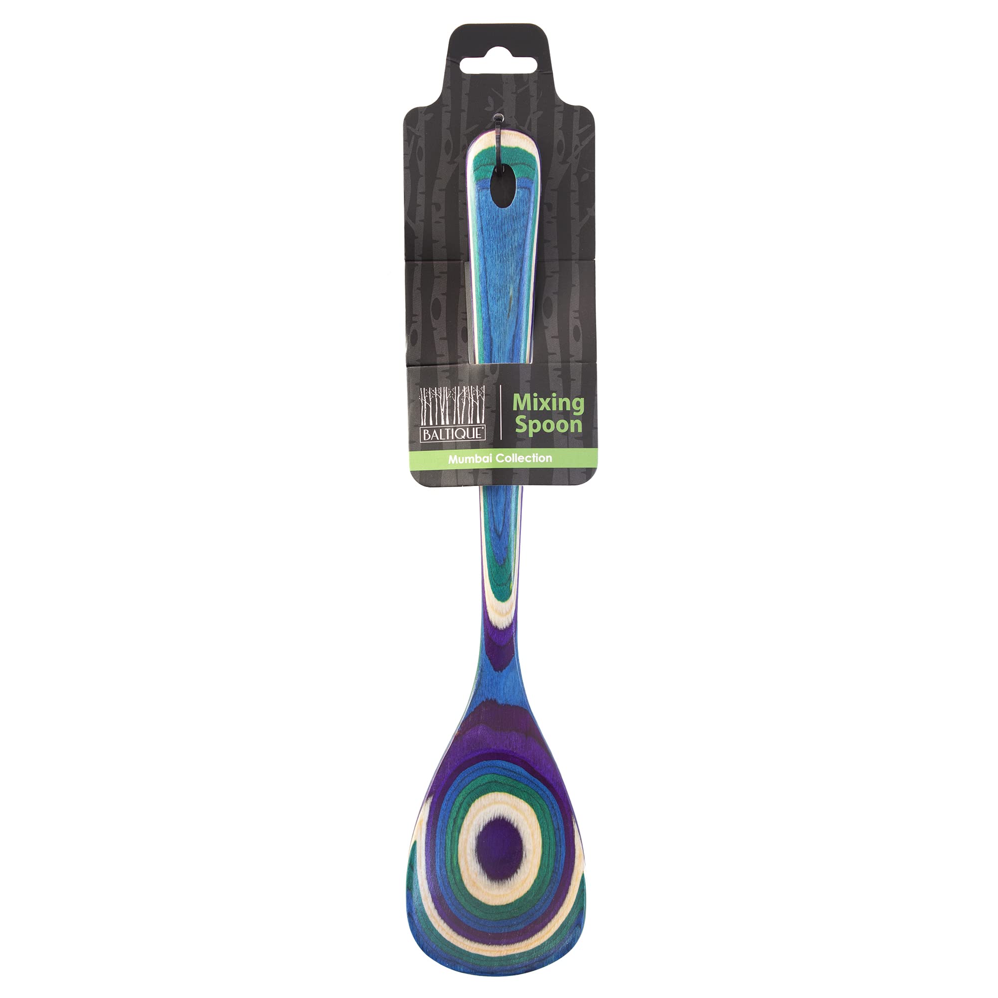 Baltique Mumbai Collection 12-12 Wooden Cooking Spoon, Safe For Nonstick