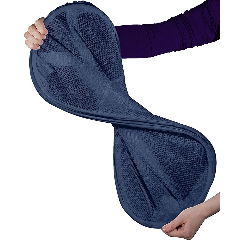 Battoo Deluxe Strong Mesh Pop Up Laundry Hamper Basket With Side Pocket Foldable Hamper For Laundry Room, Bathroom, Kids Room, C