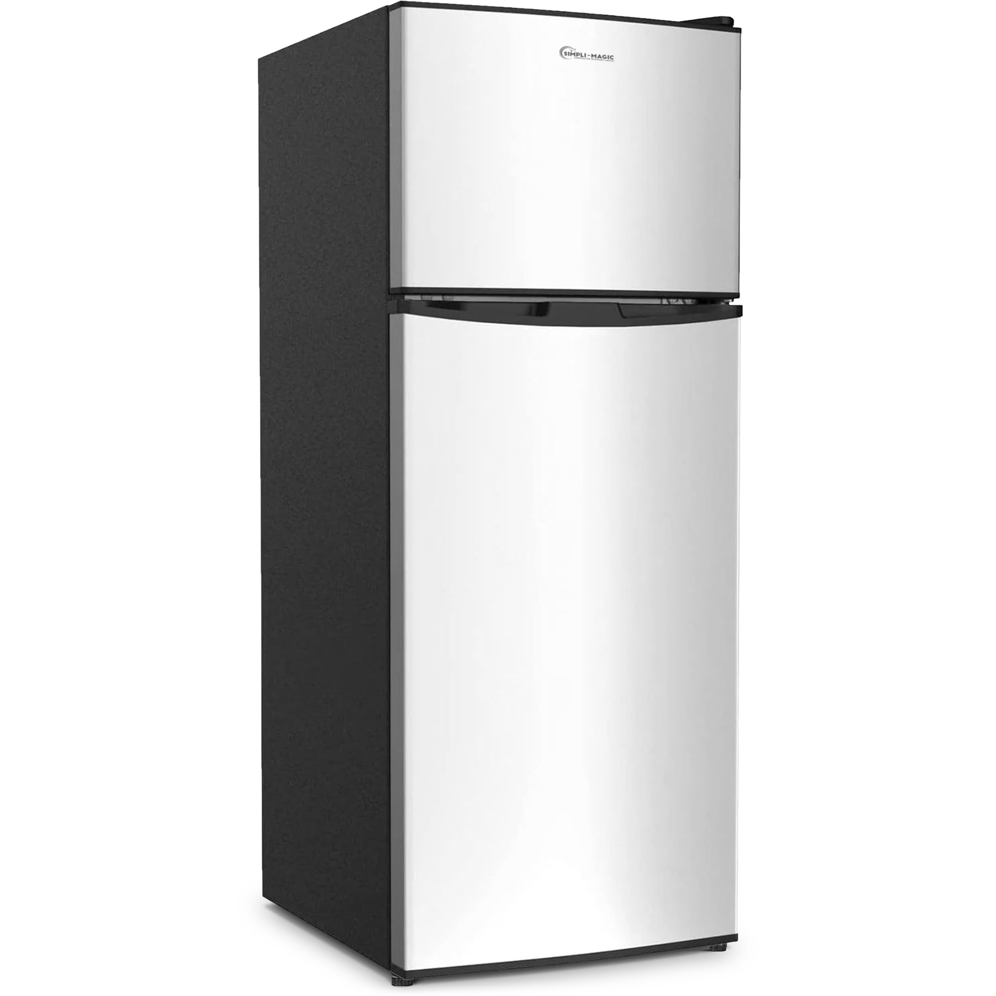 Simpli-Magic 4.0 Cu.Ft. Mini Fridge with Freezer - Compact Double Door Refrigerator for Dorm, Office, Bedroom - Adjustable Therm
