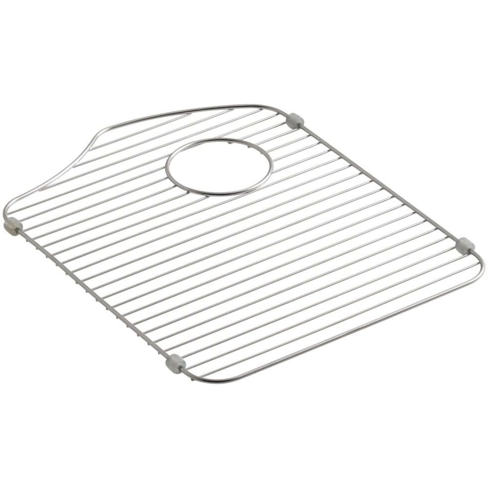 Kohler 6453-St Octave Right-Hand Sink Rack For Octave K-3842 And K-3843 Sinks, Stainless Steel, 1.00 X 17.62 X 14.23 Inches