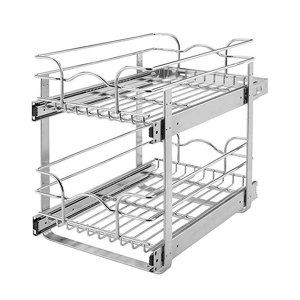 RevaShelf 5WB21822CR 17.75 x 22 Double Pullout Wire Basket