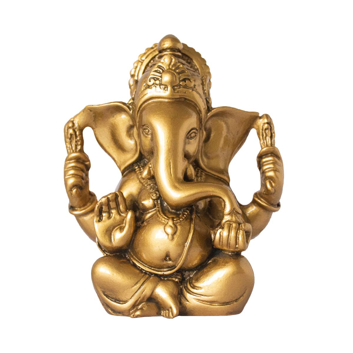 Addune Hindu God Lord Ganesha Idol Statue Indian Elephant Buddha Ganesh Sculpture Blessing Home Pooja Diwali Decor Good Luck (Go
