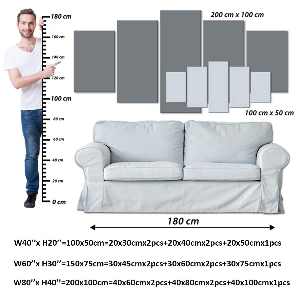 Ephany Abstract Ocean Beach Wall Art Art - Wall Art Blue Sea Landscape Wall Art Canvas Wall Art, Blue Sea Picture Wall Decor, Of