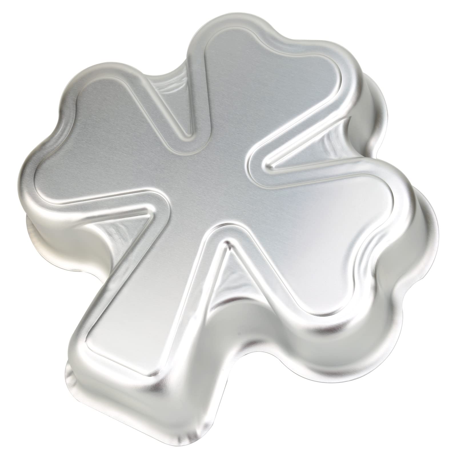 Pormasbenzer 9.5-Inch St. Patrick'S Day Shamrock Cake Pan Clover Mould Aluminum 3D Diy Cake Baking Pan For Birthday, Anniversary
