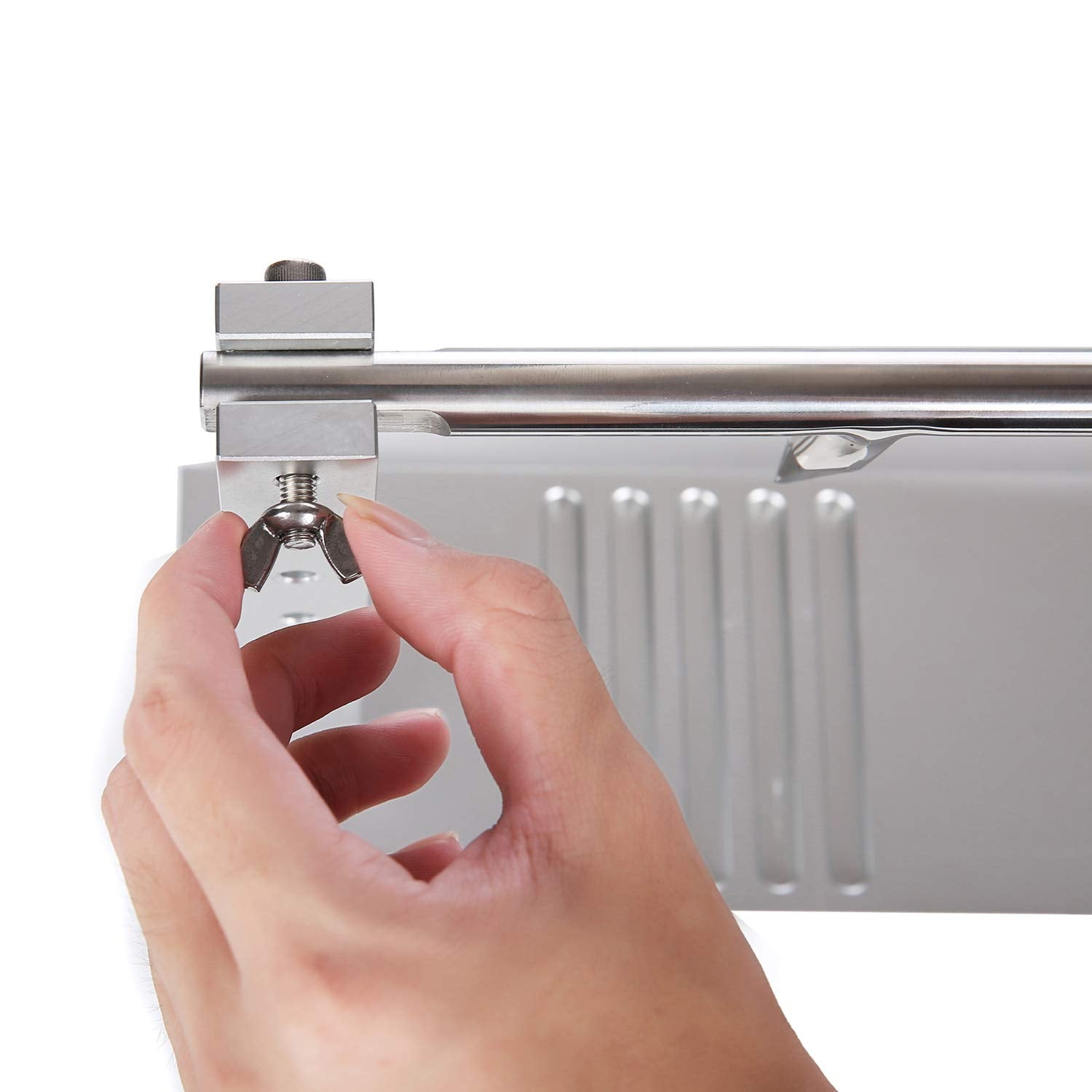 ropto Oyster Opener Tool Set - Silver Oyster Shucker Machine for Easy Opening
