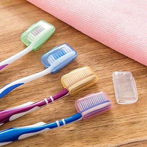 Cute Critters 5 Pcs Toothbrush Holders & Tumblers Portable Toothbrush Head Cover Holder Travel Hiking Camping Brush For Toothbru