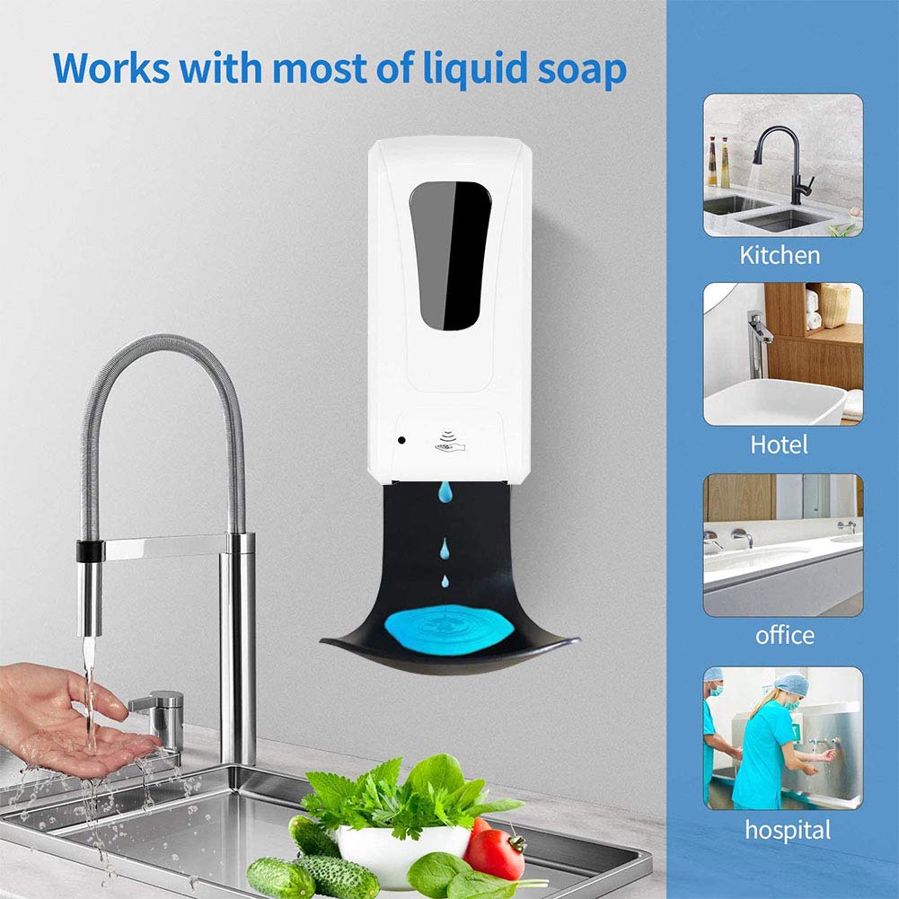 Ziozertt Dispenser Drip Tray Wall Mount Soap Dispenser Bracket, Laundry Detergent Drip Catcher Prevent Dripping And Spraying, Ea