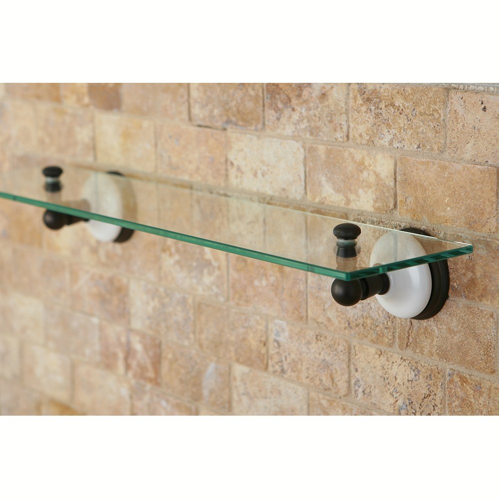 Kingston Brass BA1119ORB Victorian Cosmetic Glass Shelf  Oil Rubbed Bronze