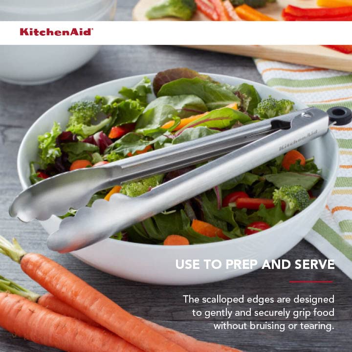 STAINLESS TONGS SS SILVR (Pack of 1)