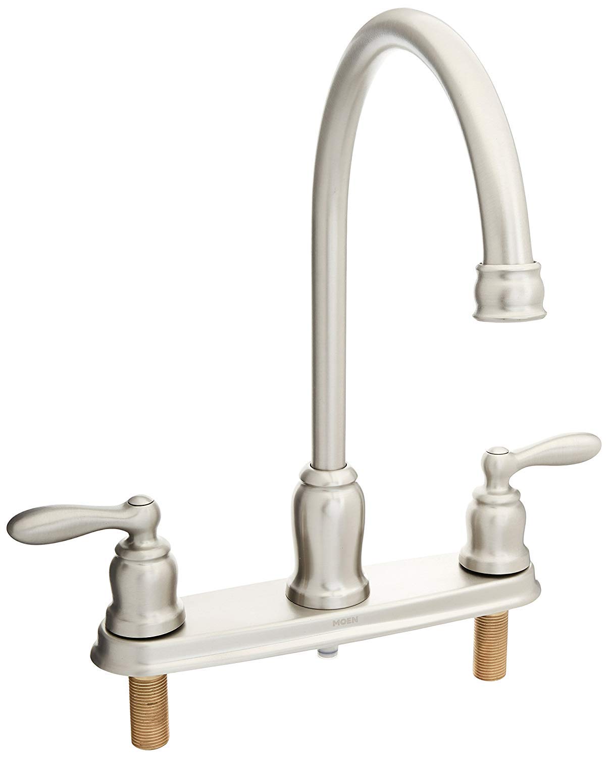 Moen CA87060SRS High-Arc Kitchen Faucet with Side Spray from the Caldwell Collection, Spot Resist Stainless