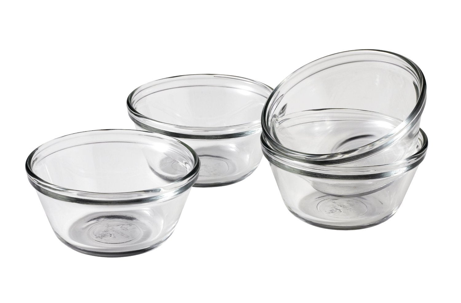 Anchor Hocking 6-Ounce Glass Custard Cups, Set Of 4