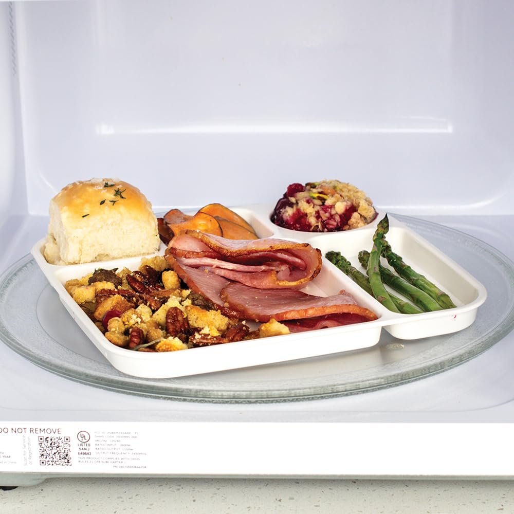Nordic Ware Divided Meal Tray, Set Of 2, White