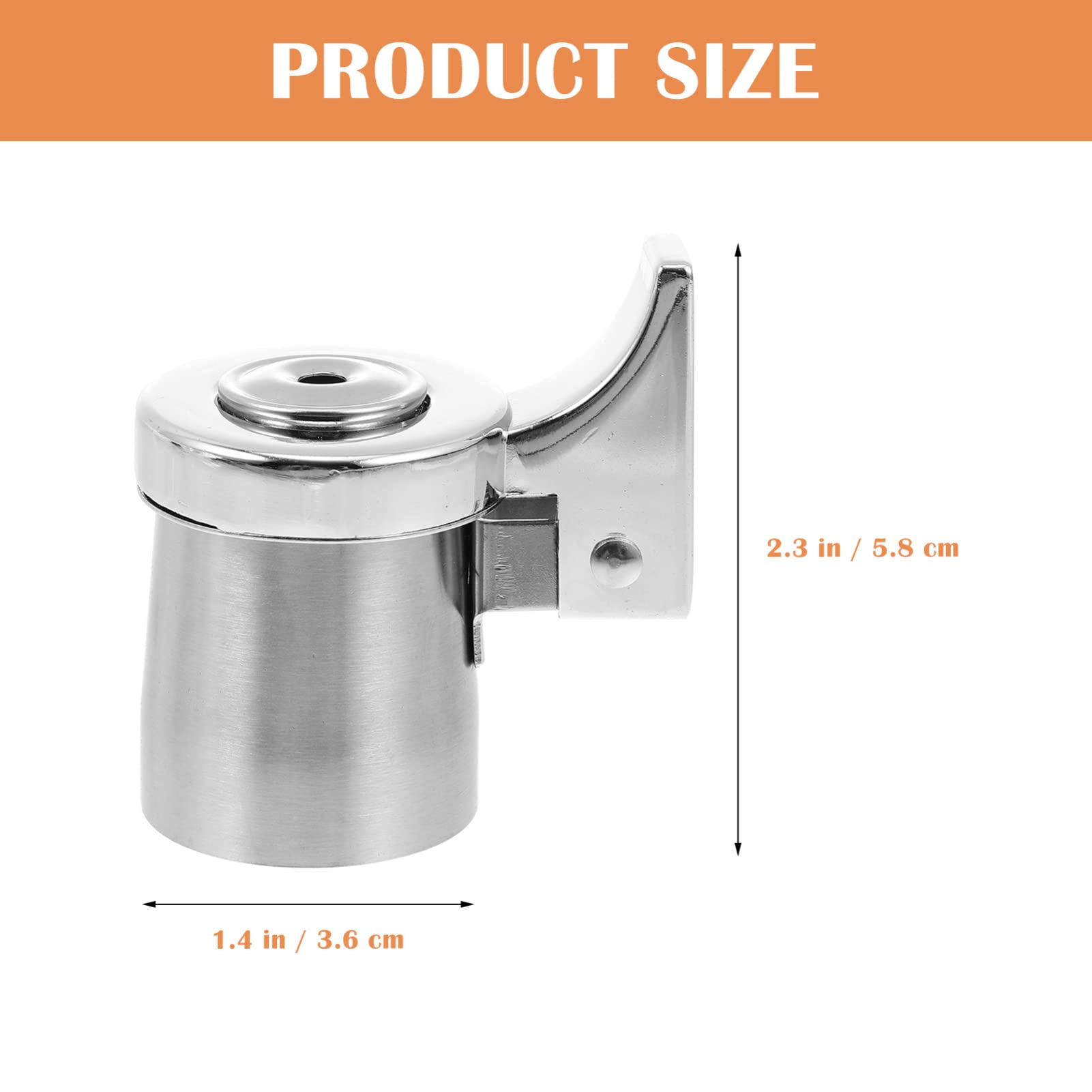 Hemoton Tea Kettle Replacement Whistle Nozzle, Stainless Steel, 5.8x5.6cm, Silver-1, Model PK098T380LA53L1T1NJ428