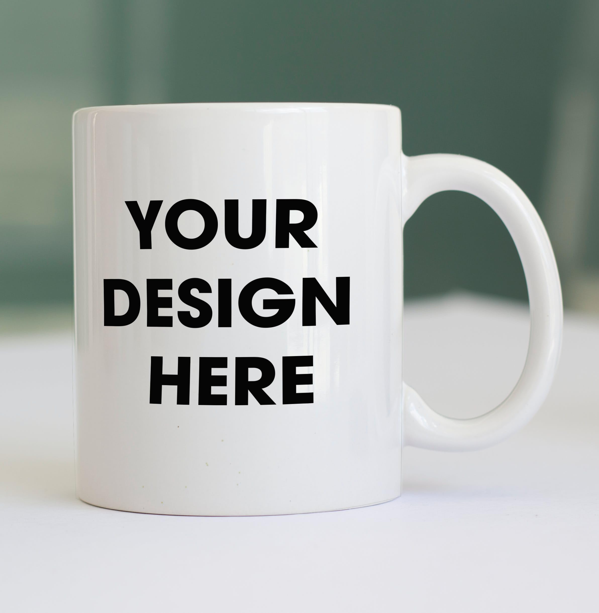 Scpmarts Custom Photo & Name Coffee Mug  Personalized White Ceramic Cup  Perfect Birthday & Special Occasion Gift (Customized)