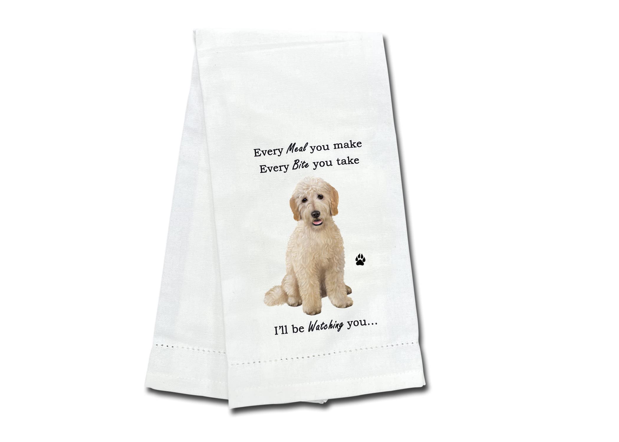 Goldendoodle Kitchen Towel - Soft Highly Absorbent - Goldendoodle Gifts - Dish Towels For Washing Dishes - Tea Towels - Reusable
