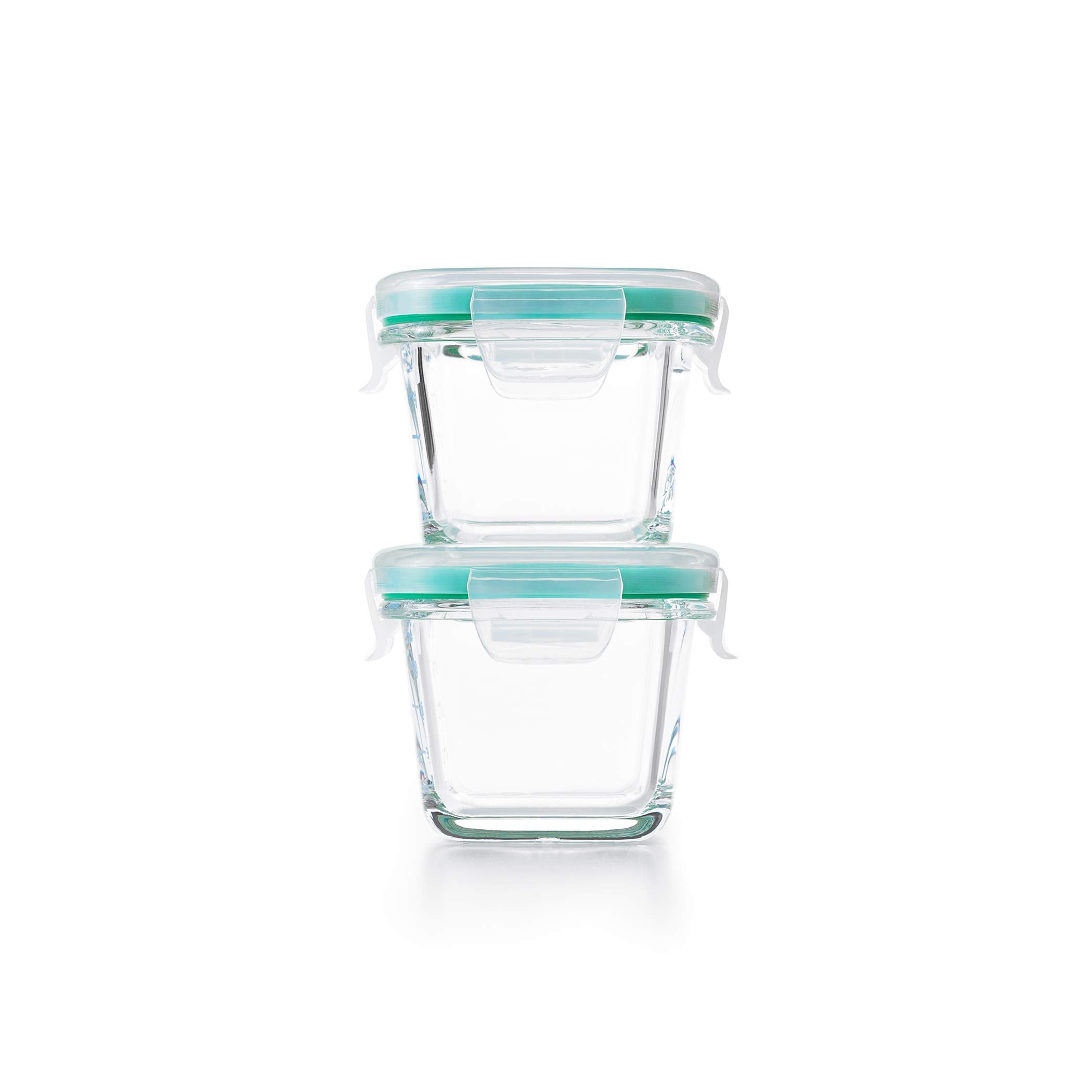 Oxo Good Grips 4-Piece Smart Seal Leakproof Mini Glass Container Set
