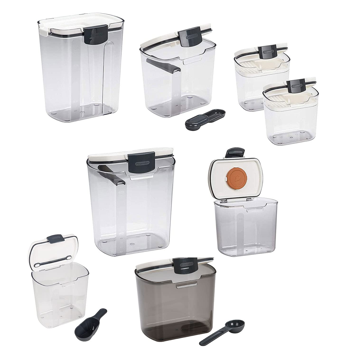 Prepworks By Progressive International Prokeeper 8 Piece Clear Storage Container Set
