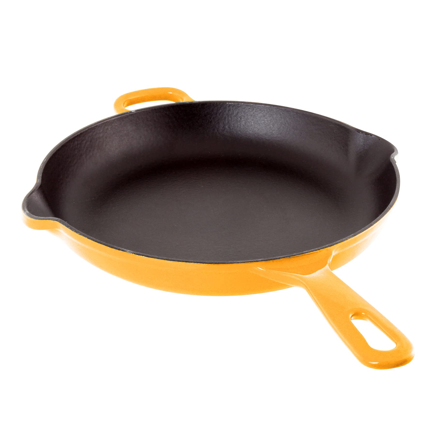 Chantal Enameled Cast Iron Cookware, 10 Inch Skillet, Marigold