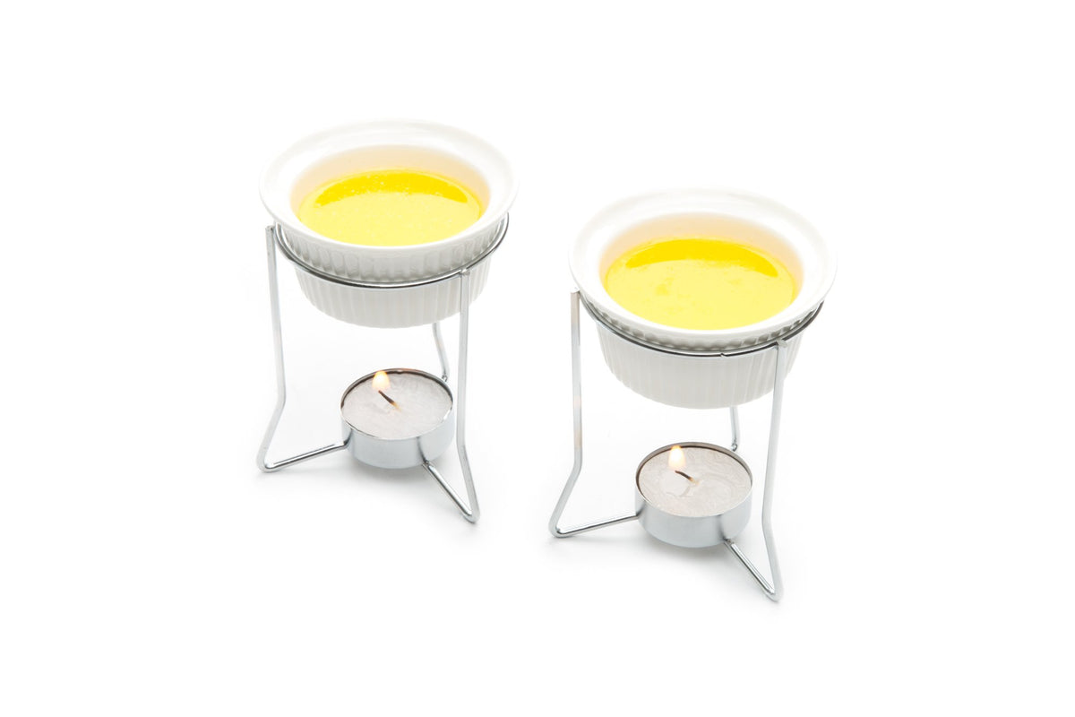 Nantucket Seafood Ceramic Butter Warmers, Set Of Two,2 Ounce