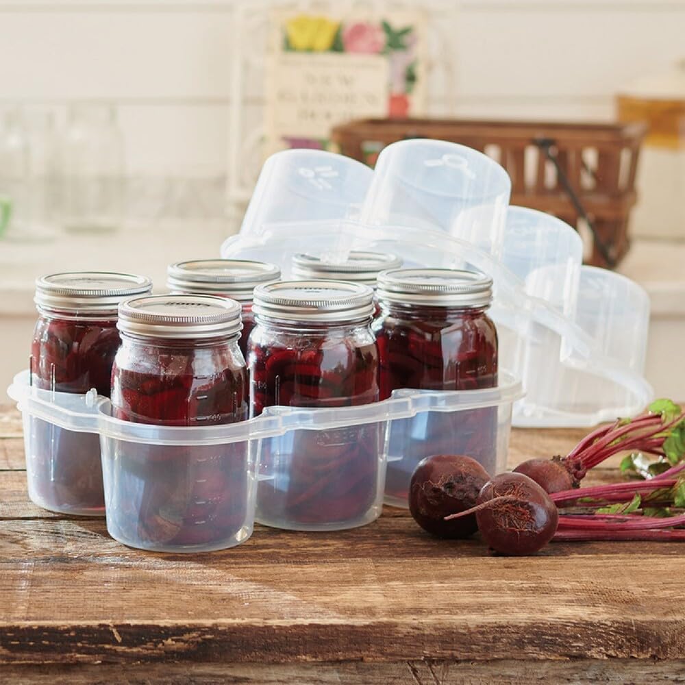 Roots & Harvest SafeCrate Quart Jar Storage Container (6 Jar Capacity) - 1 Each