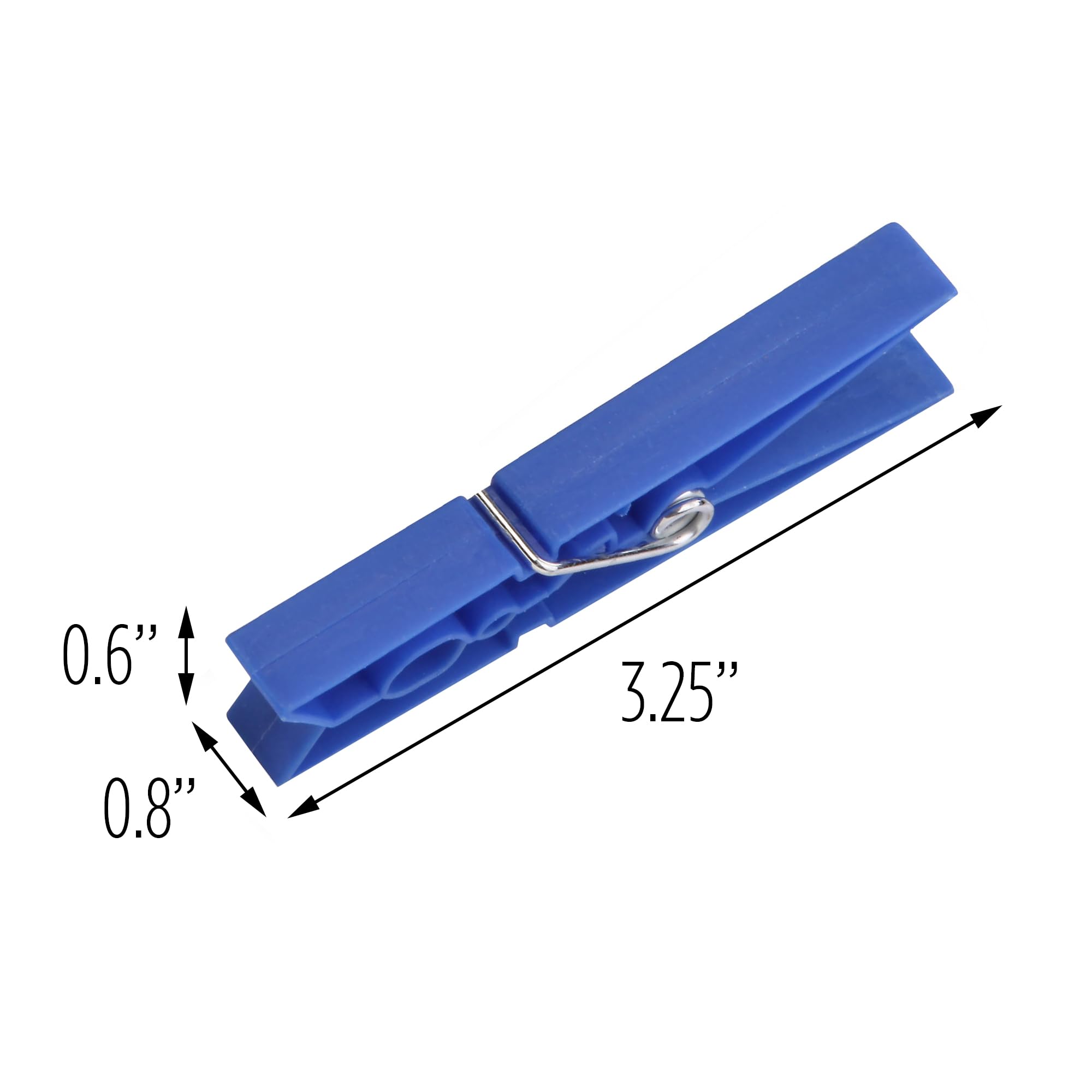 Honey-Can-Do Colored Plastic Clothespins, 100-Pack