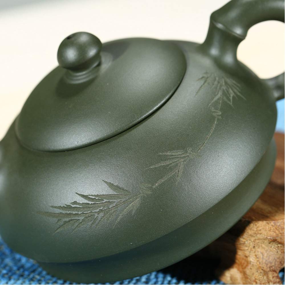 Chinese Yixing Purple Clay Handmade Half Moon Tea Pot Zisha Zi Ni Teapot 9Oz/250Cc