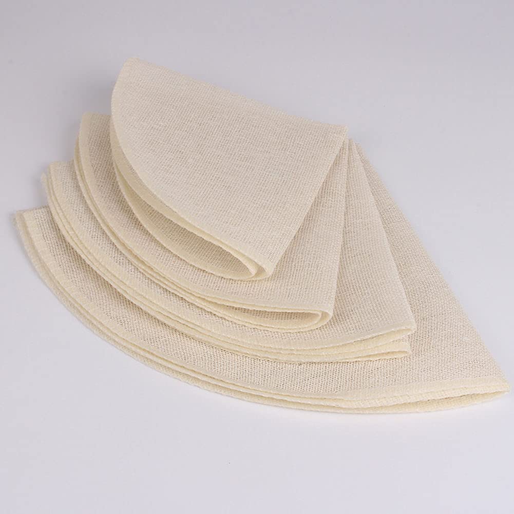 12Pcs Round Cotton Yarn Steamer Cloth Reusable Non Stick Household Steamer Liners Cloth Mesh Mat Pad Steamed Buns Dumplings Baki