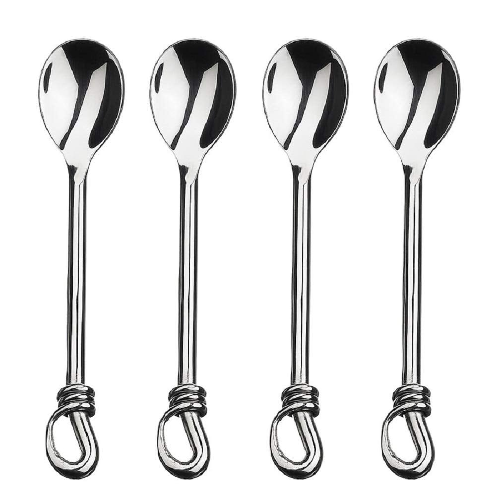 Gourmet Settings Twist 5-1/2'' Mini / Demitassse Spoons (Set Of 4)