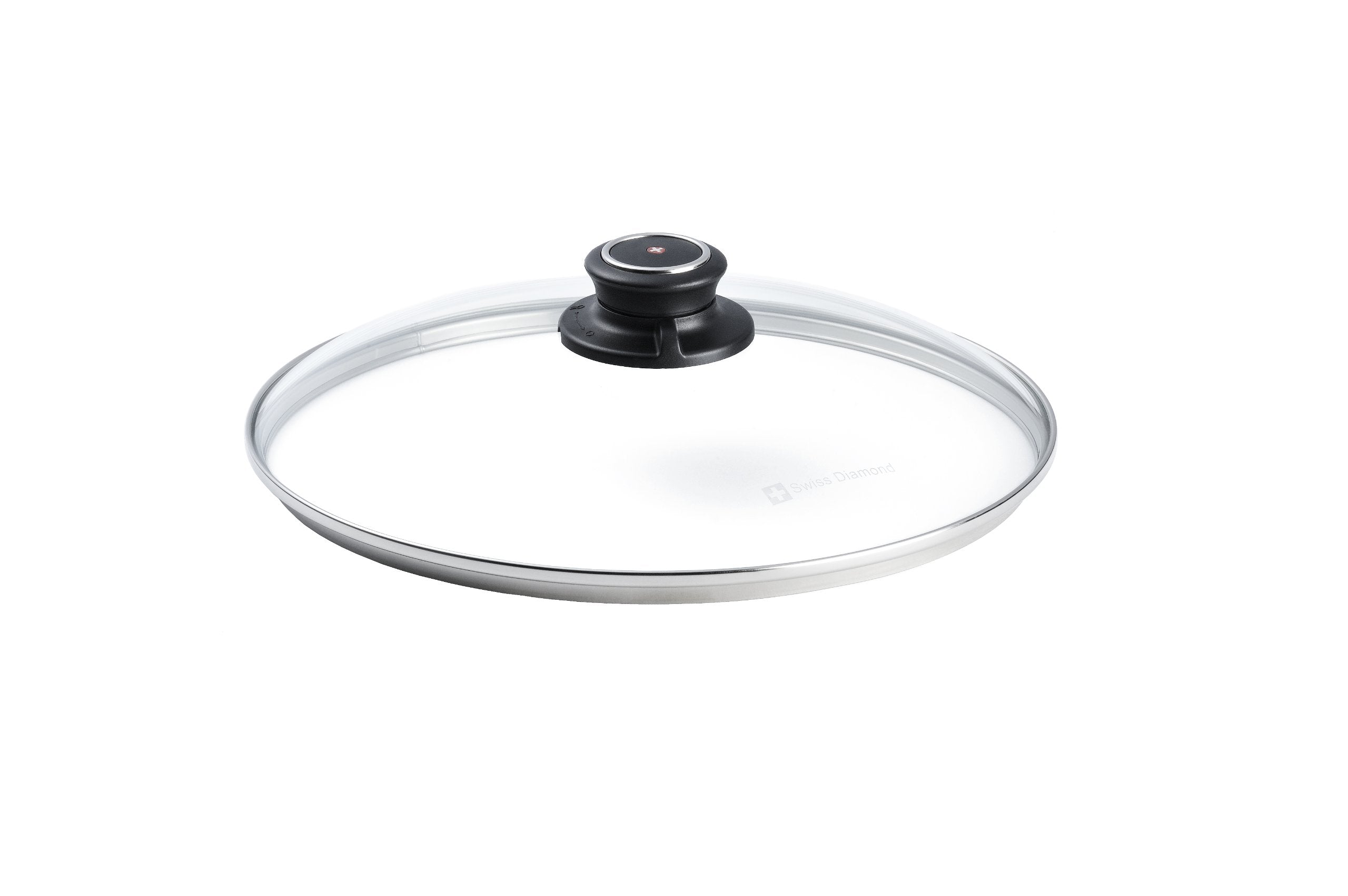 Swiss Diamond Heat-Tempered Glass Lid 26Cm Dishwasher Safe And Oven Safe