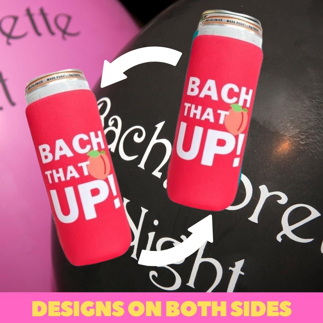 Brew Pants Bachelorette Party Themed Coozies - Perfect Accessory For Any Bachelorette Party - Premium Neoprene Material - 7 Pack
