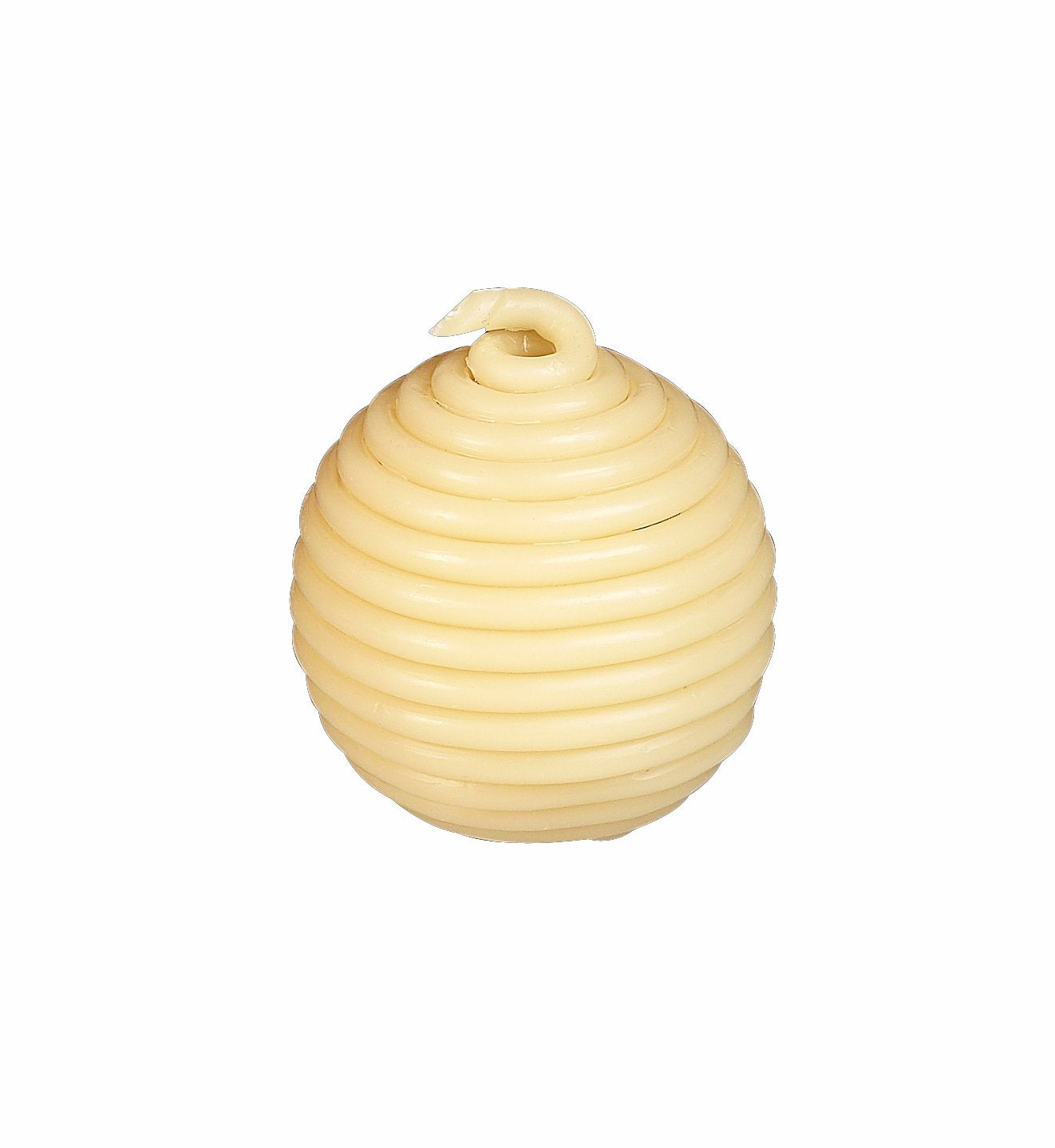 Candle by the Hour 60-Hour Round Candle Refill, Eco-friendly Natural Beeswax with Cotton Wick