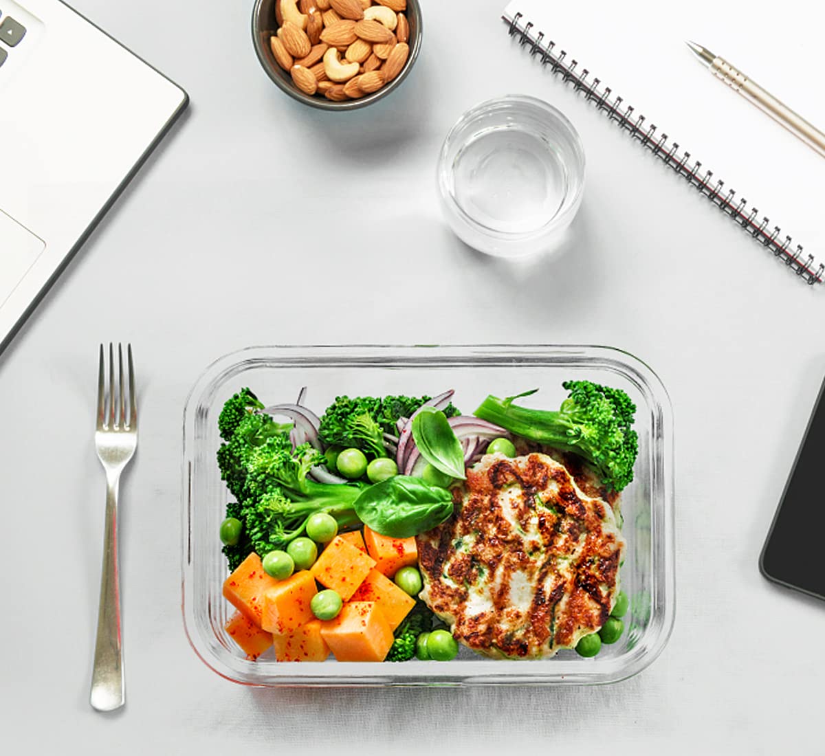 M MCIRCO 30 Pieces Glass Food Storage Containers with Upgraded Snap Locking Lids - Airtight Containers  Microwave  Oven  Freezer and Dishwasher Friendly Meal Prep/Lunch Containers Set