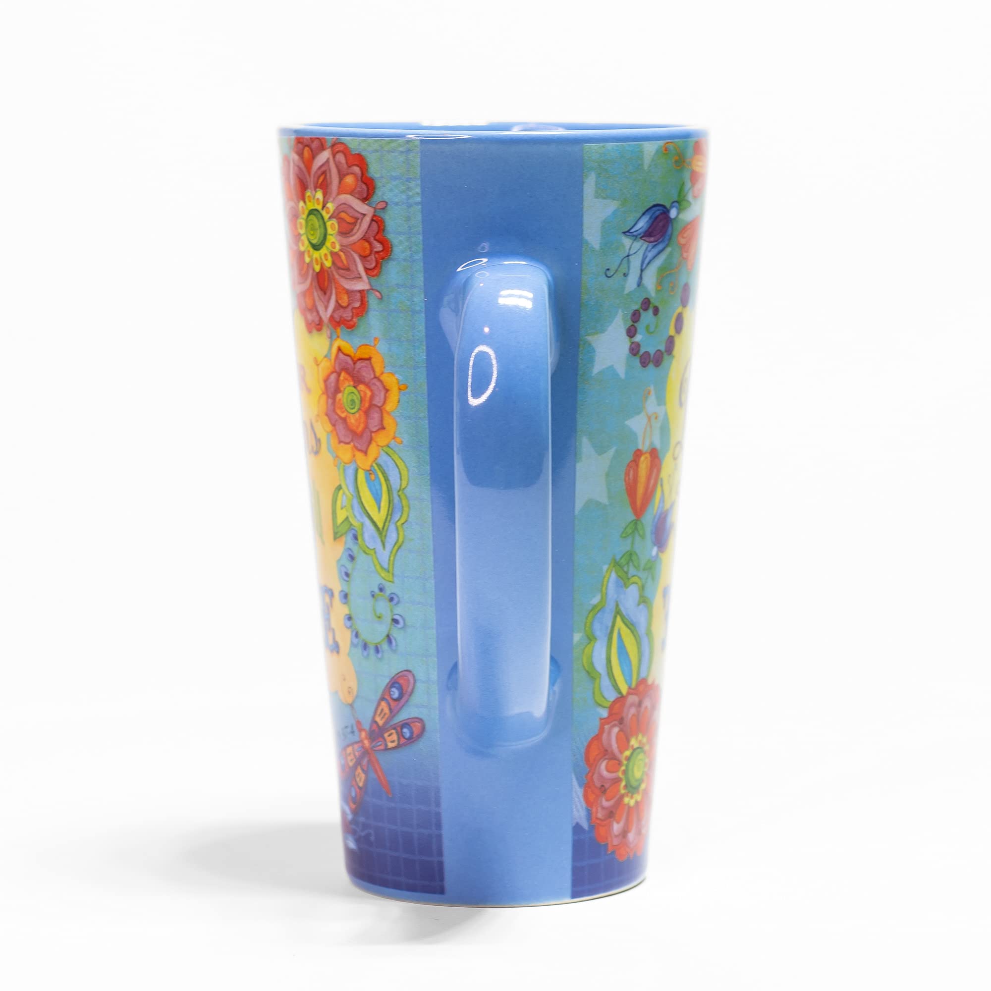 Divinity Boutique Inspirational Stoneware Mug, Dreams Come True, Multicolor 16 Ounce