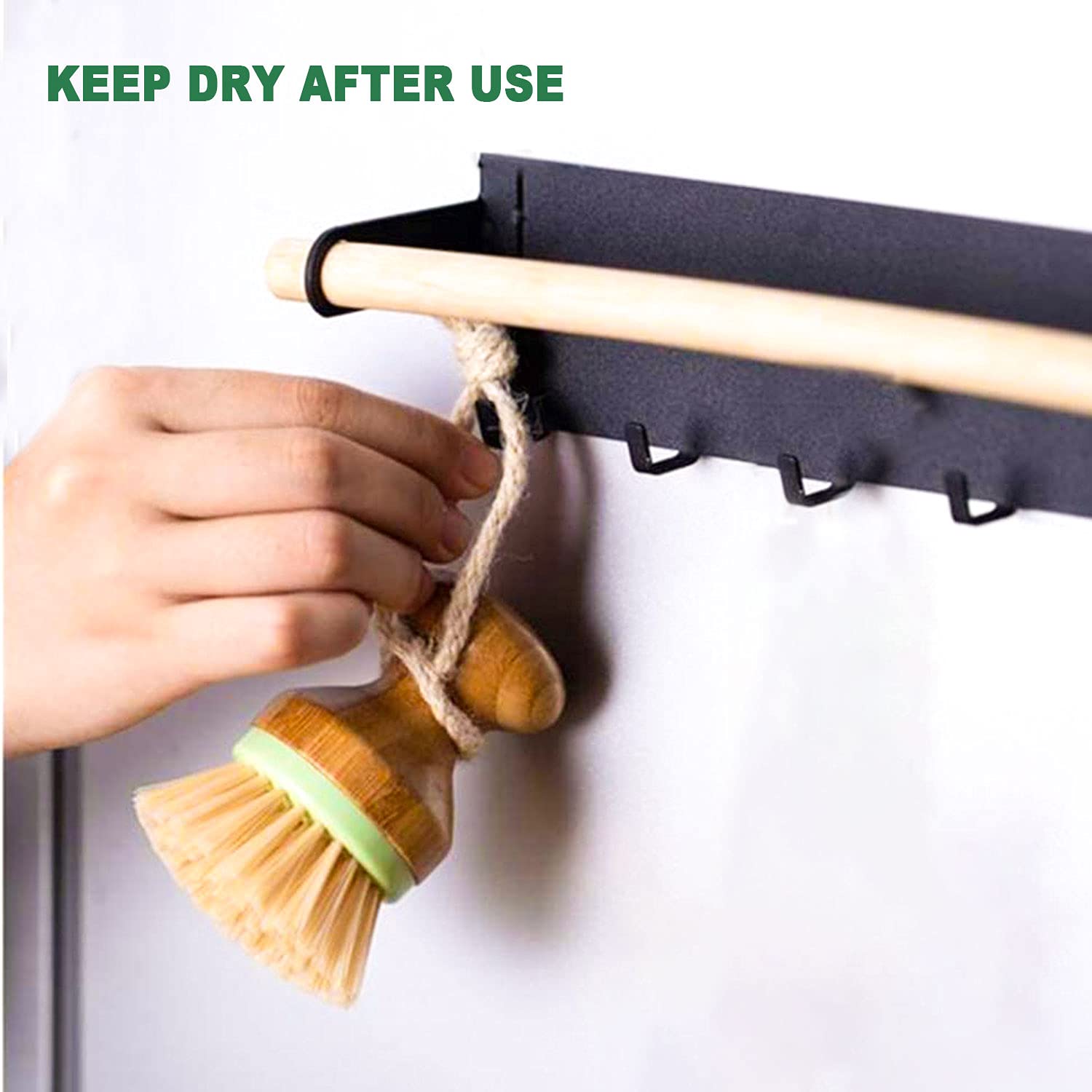 Dish Brush, Premium Dish Scrub Brush Set (Pack Of 2), Made By Earth Friendly Recycled Materials, Durable Stiff Bristles Great Fo