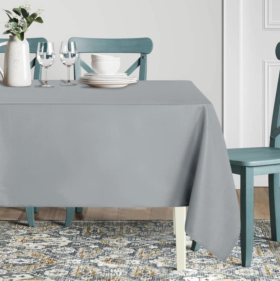 Sancua Square Tablecloth - 60 X 60 Inch - Stain And Wrinkle Resistant Washable Polyester Table Cloth, Decorative Fabric Table Co