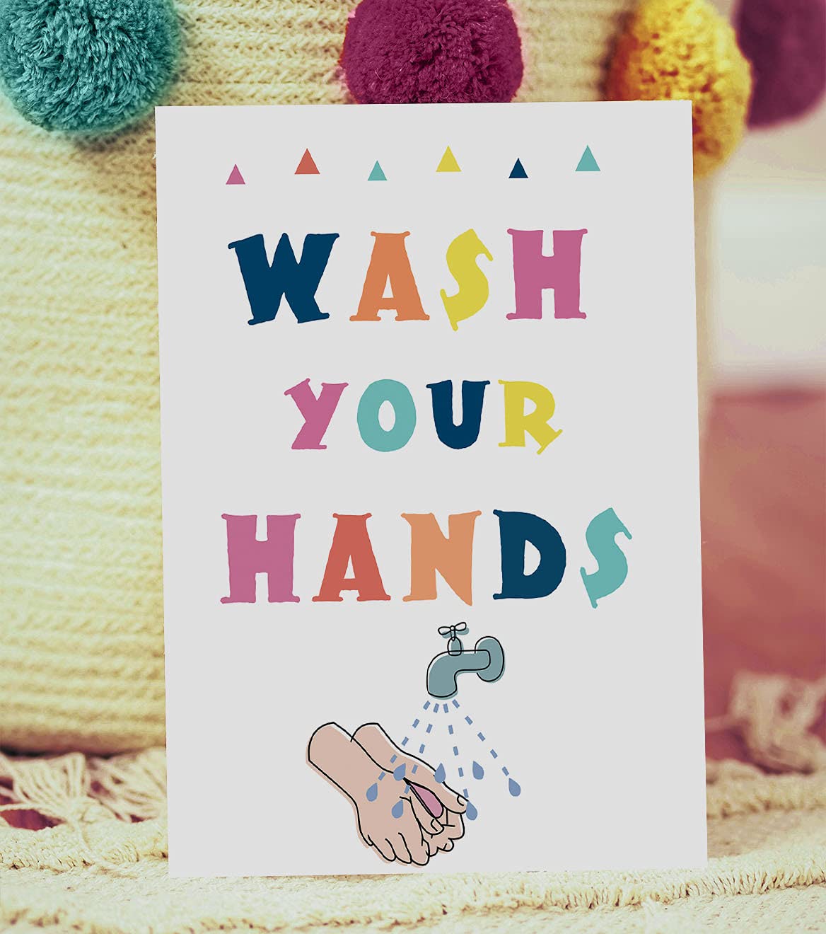 Insimsea Funny Bathroom Signs Prints, Bathroom Quotes And Sayings Art Prints, Kids Bathroom Wall Decor, Set Of 4, 8X10 Inch, Unf