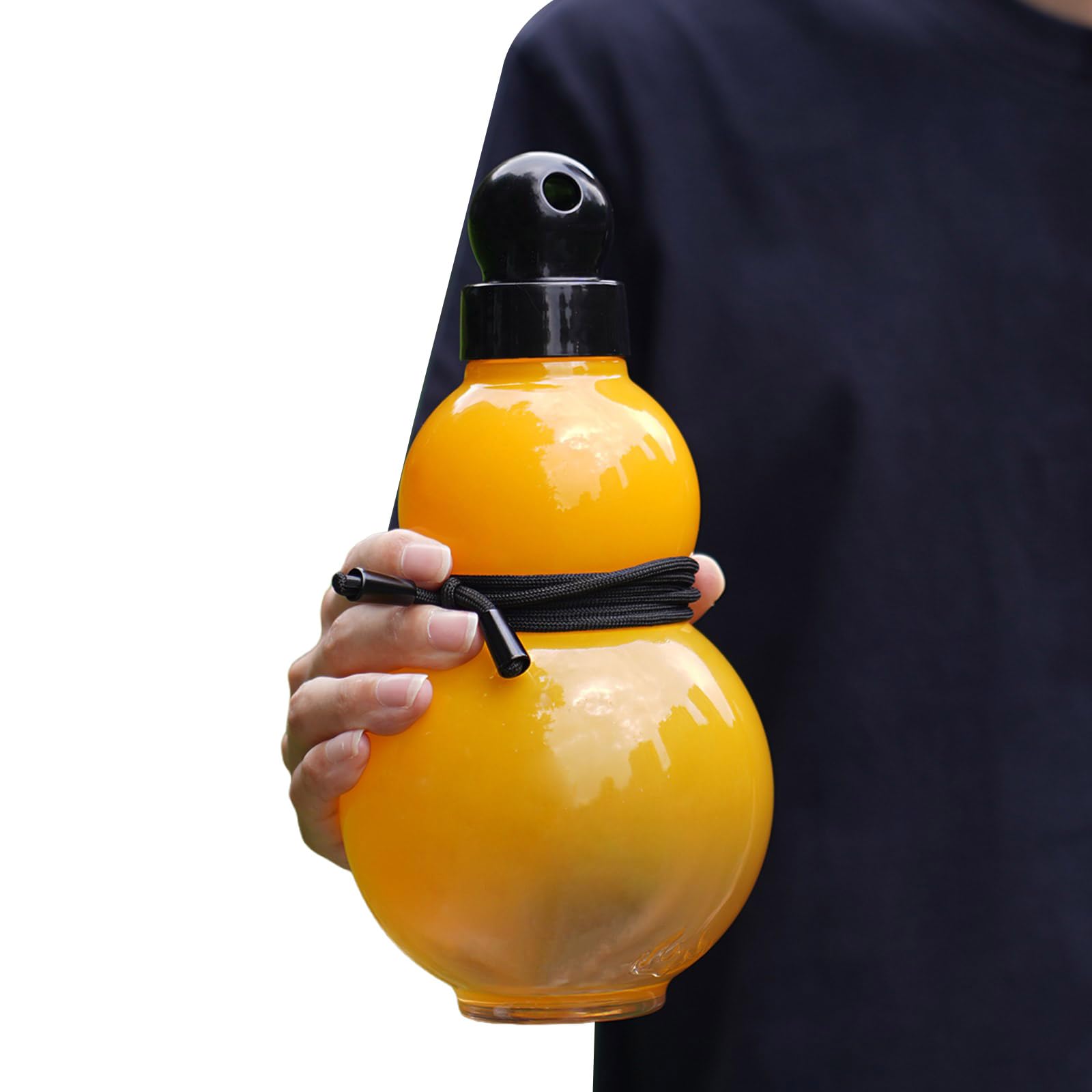 hejhncii 1000ml Gourd Shape Water Bottle, Sports, Leakproof Drinking for Gym, Running, Travel Travel Container
