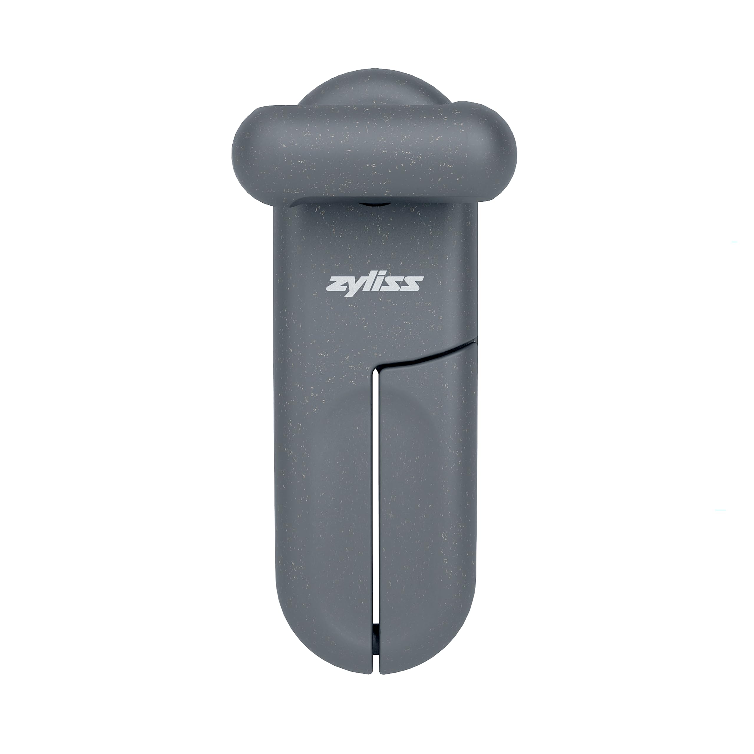Zyliss MagiCan Manual Can Opener - Ergonomic Gray Handle with Lid-Release for Hands-Free Disposal - Stainless Steel Cutting Whee