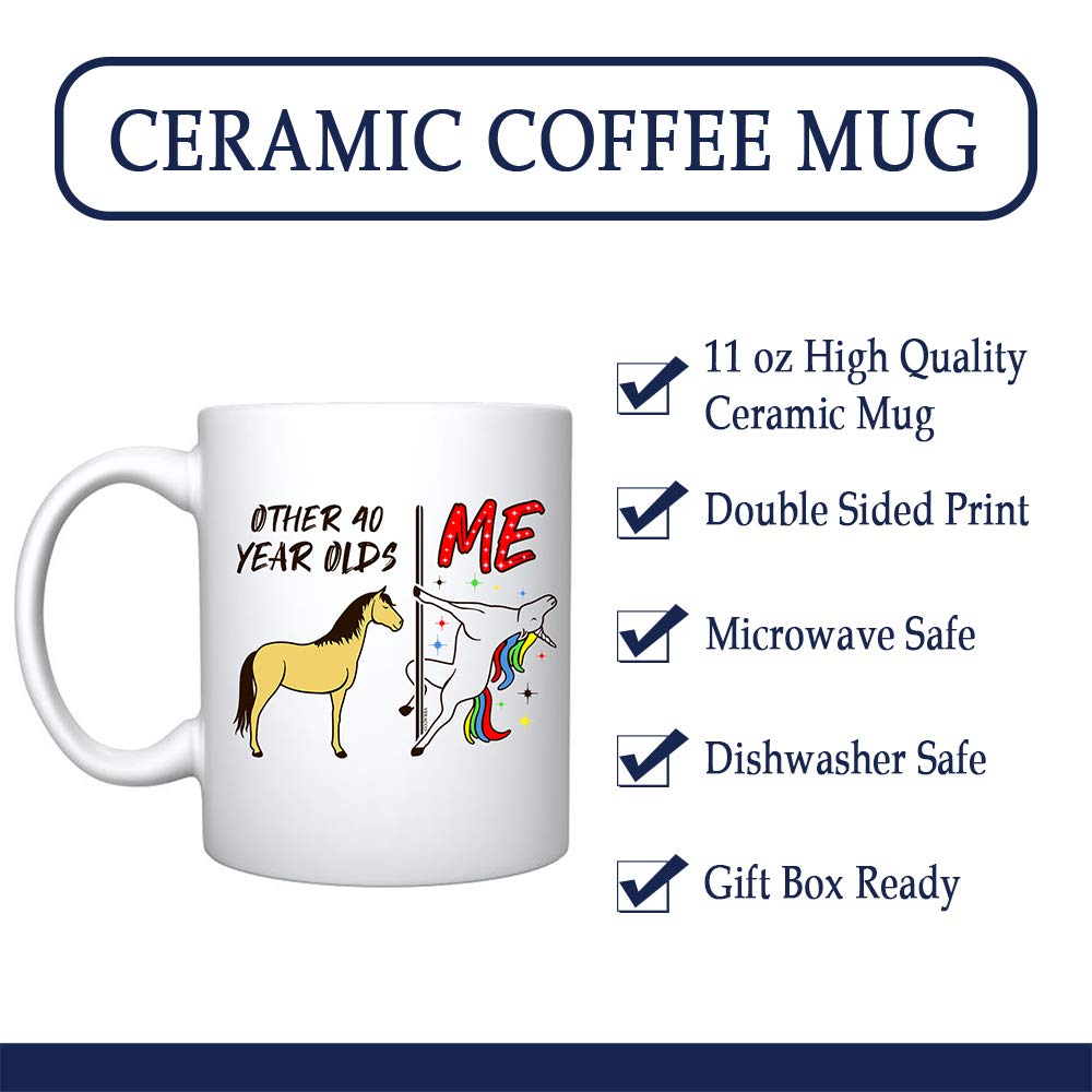 Other 40 Years Olds Me Ceramic Coffee Mug Funny Birthday Gifts For Him Her Fourty 40Th Birthday Gift Husband Mug Wife Coffee Mug