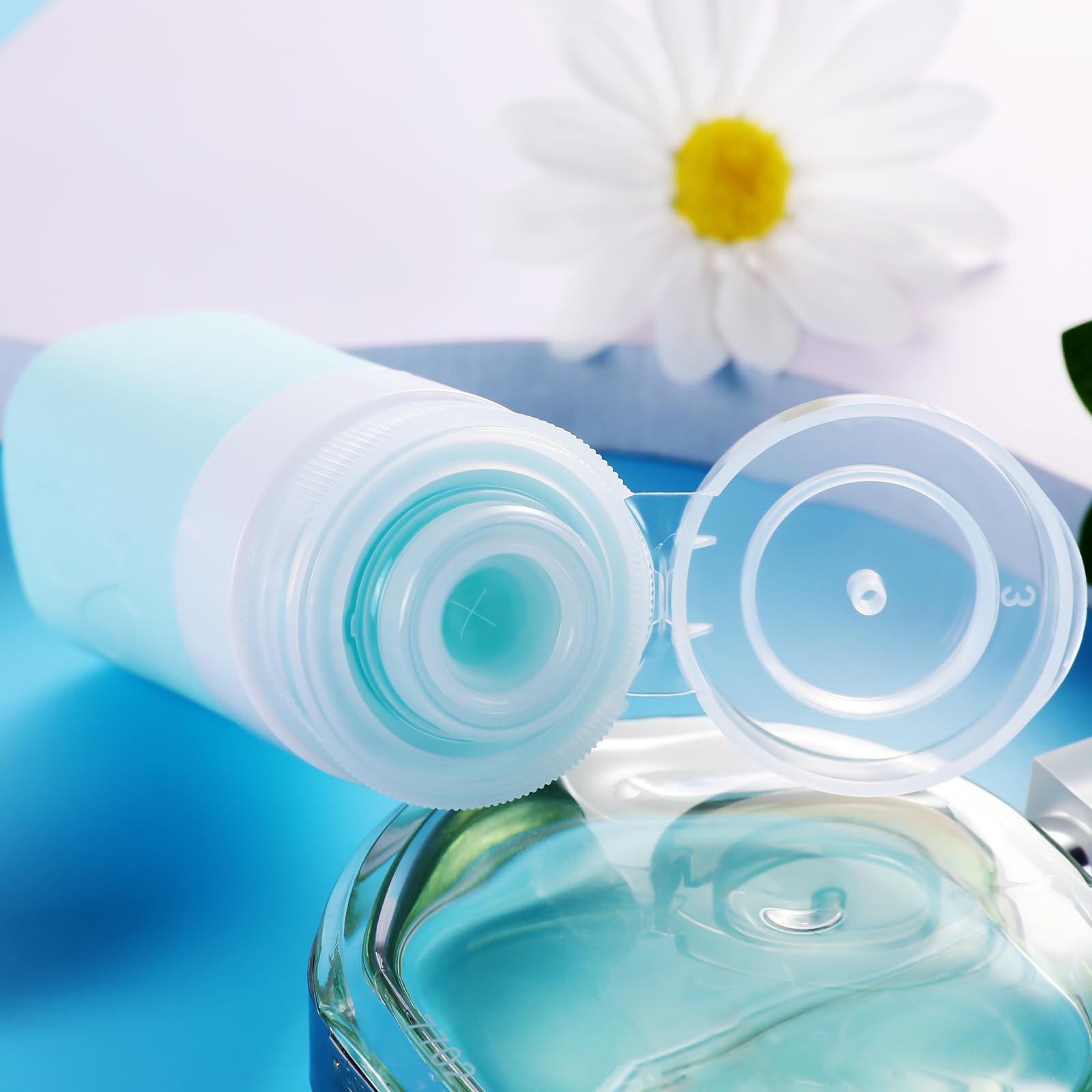 Insfit Travel Bottles For Toiletries, Tsa Approved 2Oz Travel Size Containers, Bpa Free Leak Proof Squeezable Silicone Tubes For