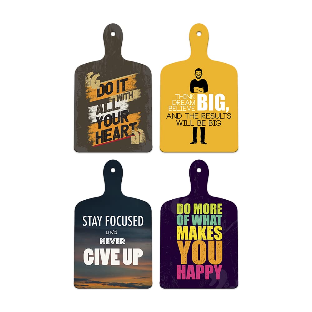 Artvibes Stay Focused And Never Give Up Mdf Wall Hanger | Quotes Decor Item | Motivational Wall Decor | Wall Accent | Graphic Ar