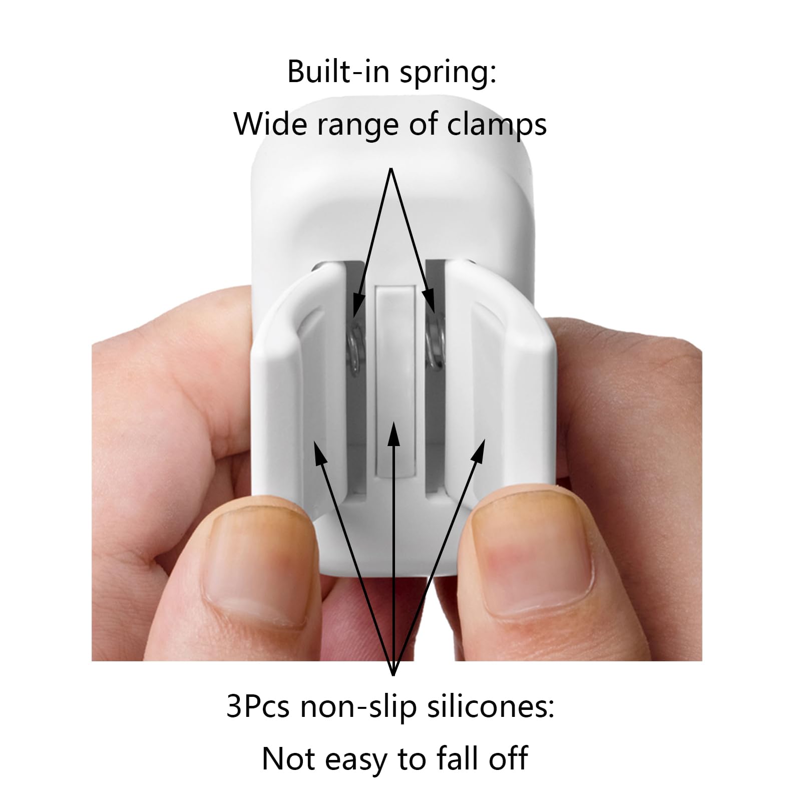 Cadbibe 4Pcs Toothbrush Holder Wall Mounted, Self Adhesive Electric Toothbrush Organizer For Bathroom, Waterproof Multi-Function