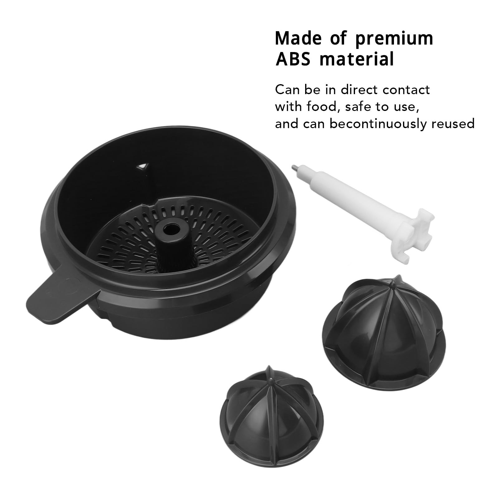 Topincn Juicer Orange Press Strainer Kit, Portable Squeezer Machine Parts For Thermomix Juicing Strainer Basket With Press Cone