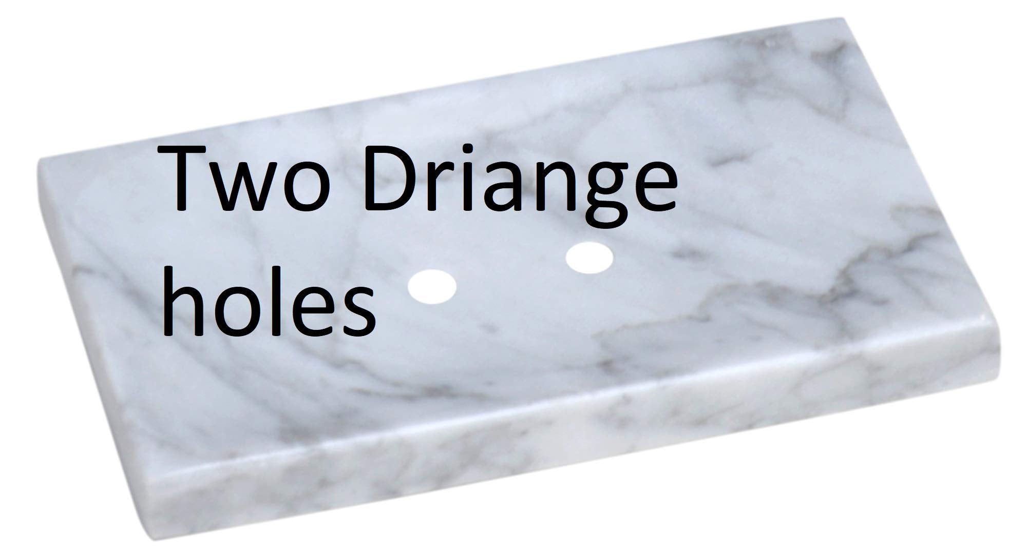 Craftsofegypt White Marble Soap Dish - Polished And Shiny Marble Dish Holder - Beautifully Crafted Bathroom Accessory