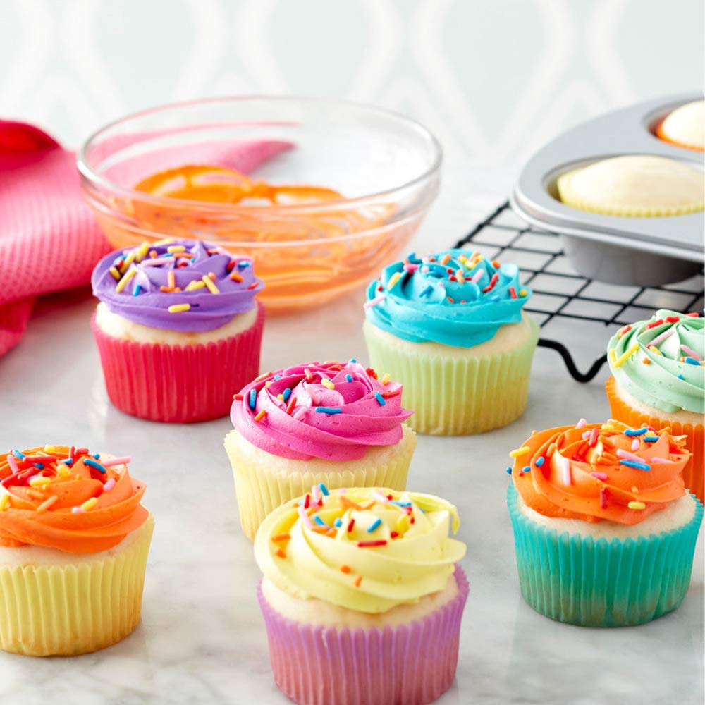 Rainbow Pastel Cupcake Liners 150 Count