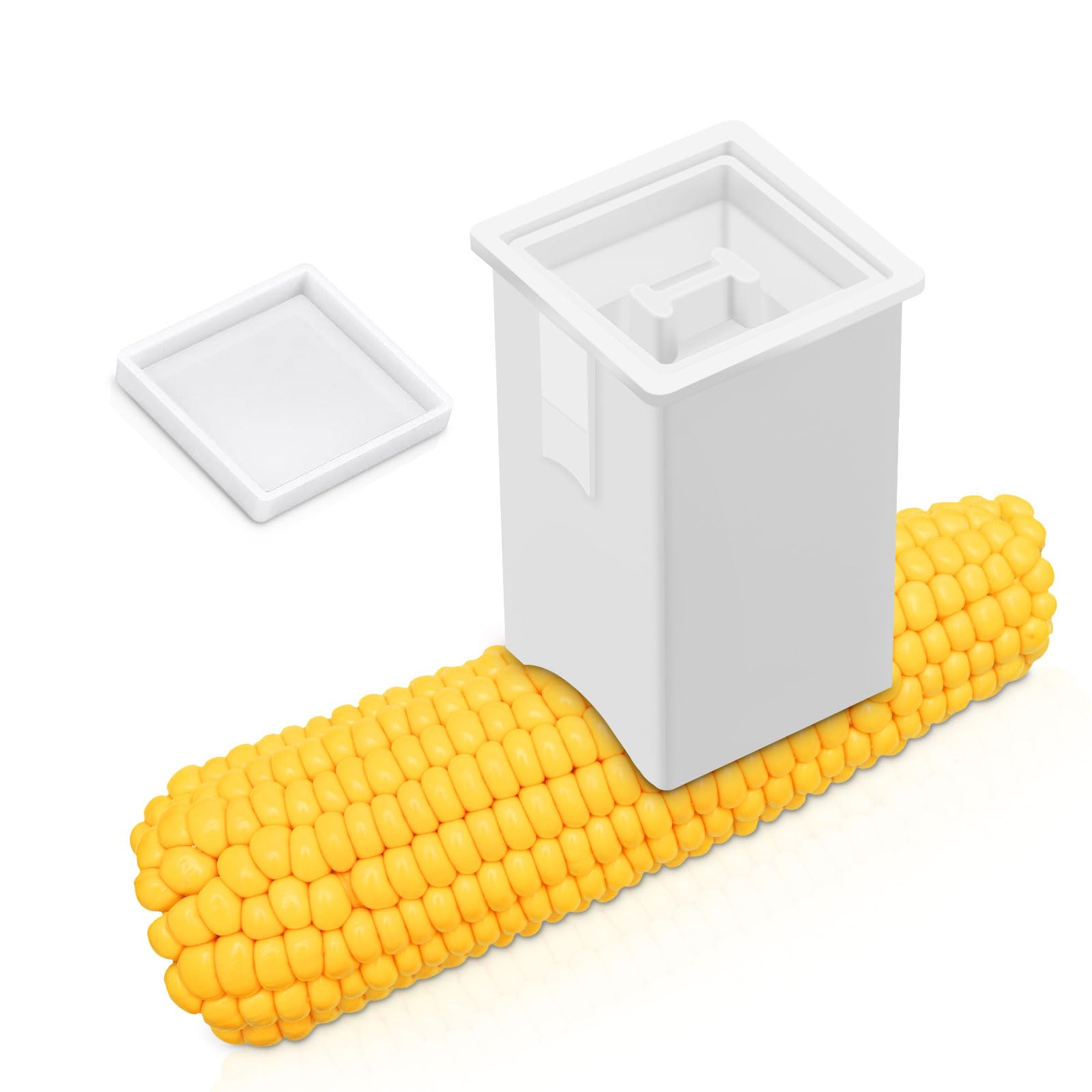 Butter Spreader, Corn Cob Butter Dispenser with Built-In Cover, Butter Stick Holder, Butter Applicator, Kitchen Tools, Bakeware,