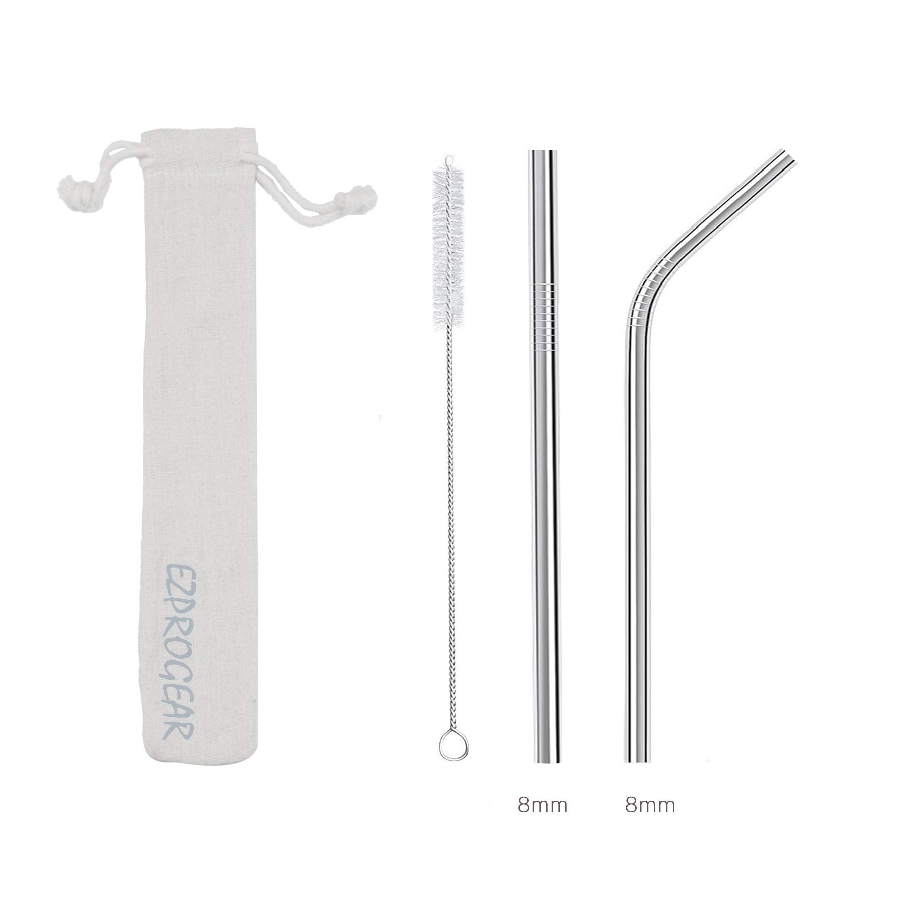 Ezprogear 40Oz Stainless Steel Insulated Tumbler With Lid And Straw Double Wall Coffee Mug (Rose Gold)