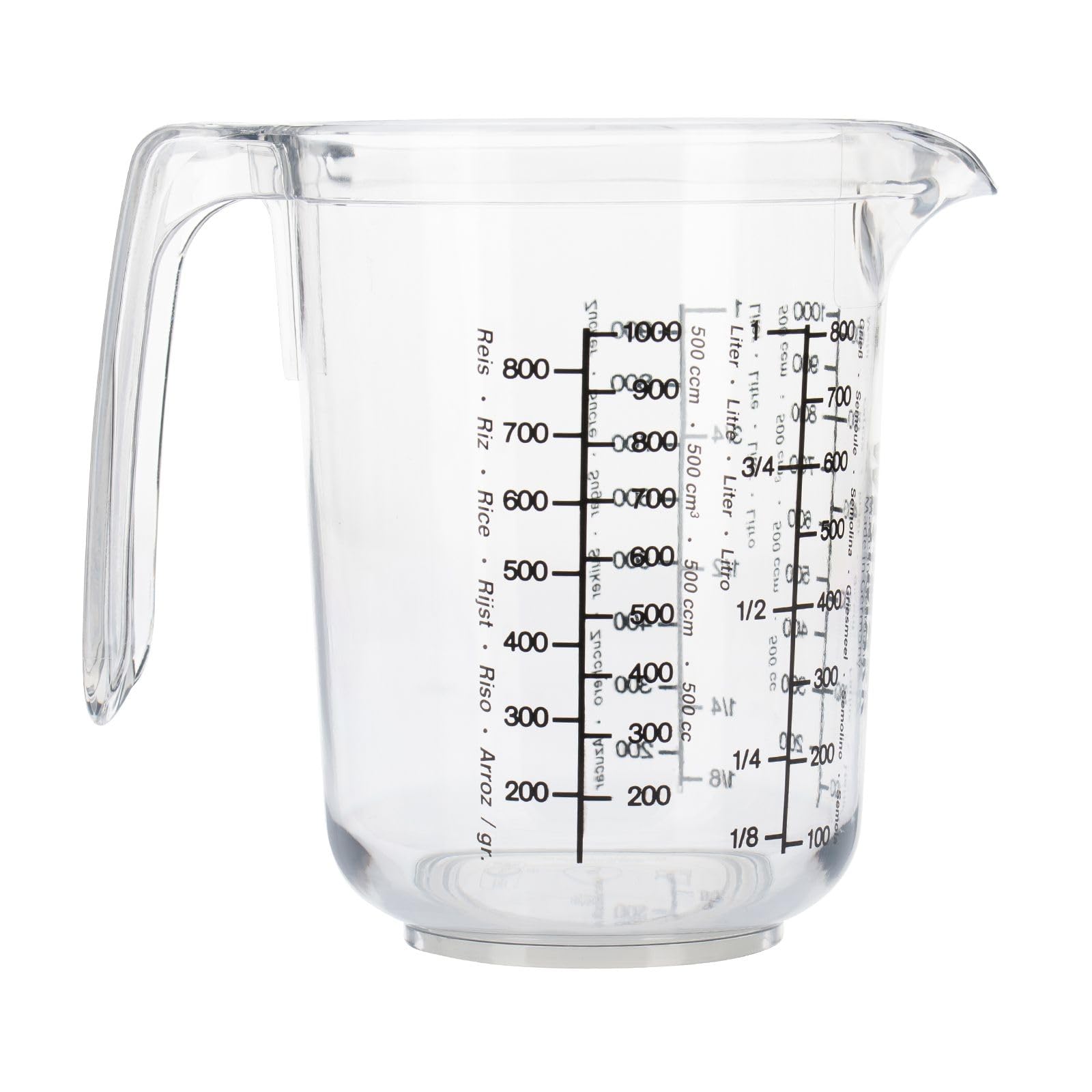 Westmark Germany 'Gerda' Measuring Cup Clear Multi Measurement Tool for Baking  Cooking  Sugar  Flour (Clear)