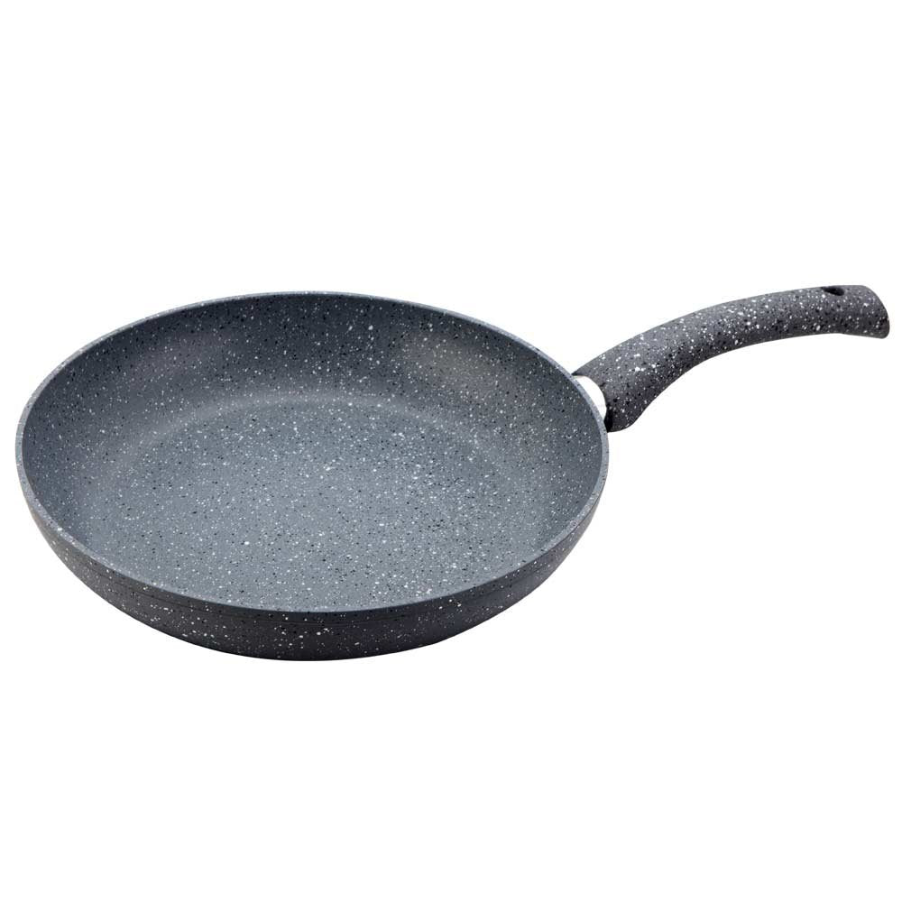 Wonderchef Granite Non-Stick Fry Pan 24Cm For Kitchen, 1.8L, Non-Toxic, Chemical & Pfoa Free, Low-Oil Cooking, Scratch-Resistant