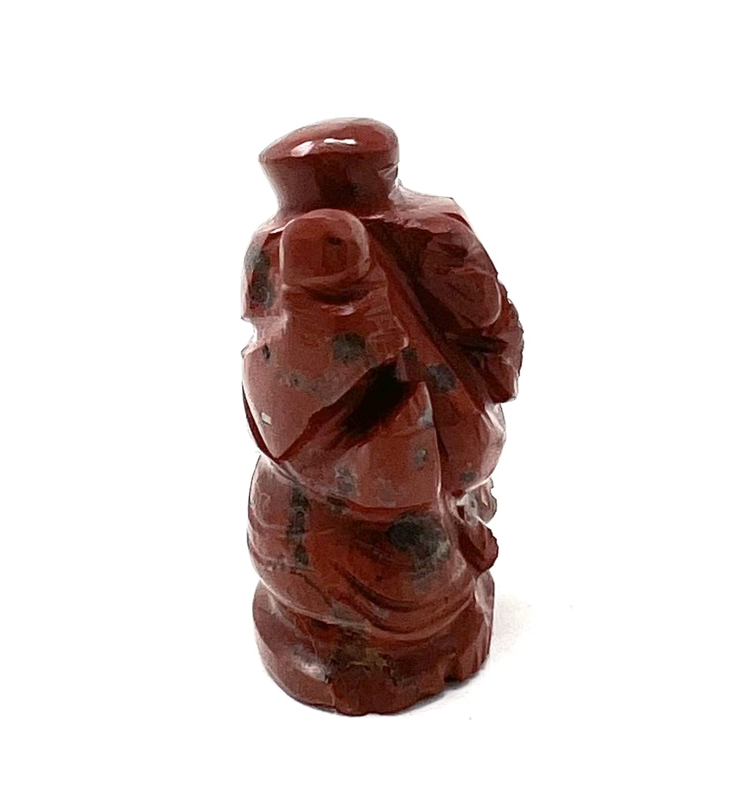 Mahant Ji 100% Certified Pure Red Sunstone Ganesh/Laal Sun Sitara Ganesha Murti With Lab Certificate For Gift (Weight 12 Gm To 1